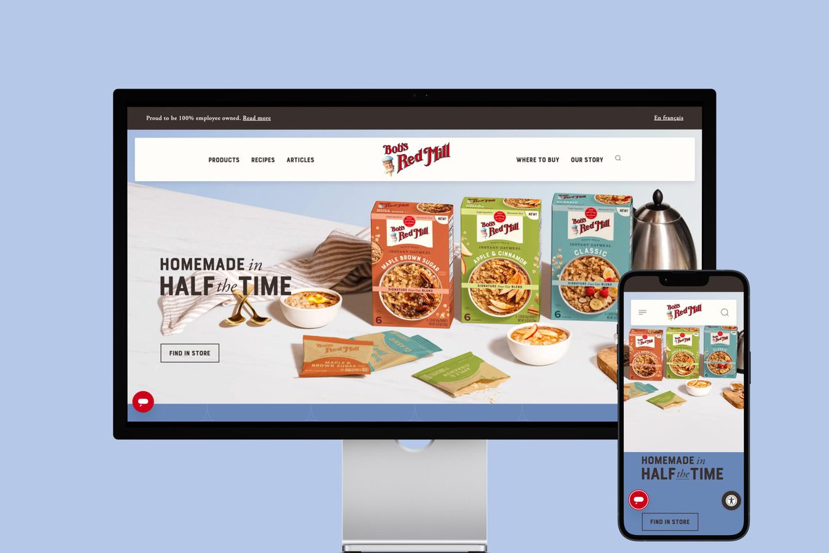 Brilliance Bobs Red Mill Craft CMS Development Case Study 2