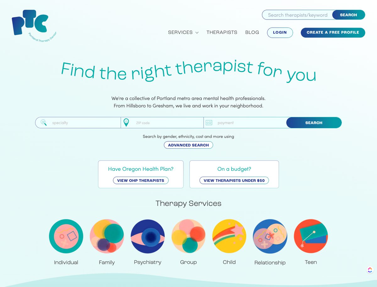 Find Therapists Counselors in Portland OR Portland Therapy Center