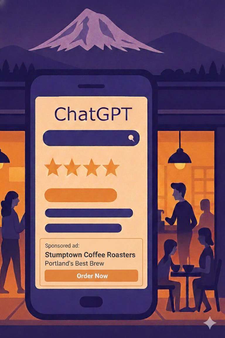 Portland Chat GPT Ad Agency Sponsored Ad