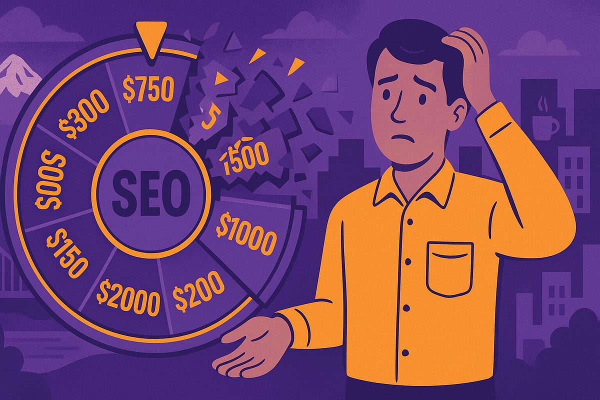 Seo small business portland pricing confusion illustration