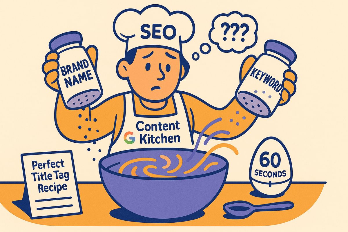 Should you use your site name in keywords seo illustration